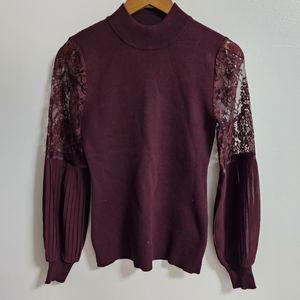 BELLDINI Lacey Chiffon Long Sleeve